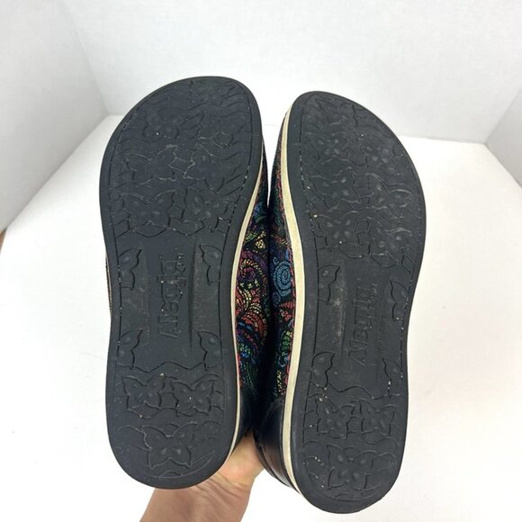 Women’s Alegria Essence Stained Glass Casual Leather Sneakers 38 US 7.5 Comfy - Picture 8 of 10